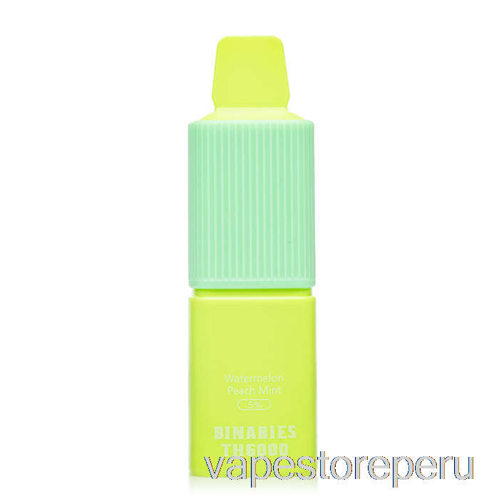 Vape Recargable Horizonte Binarios Th6000 Desechable Sandía Melocotón Menta